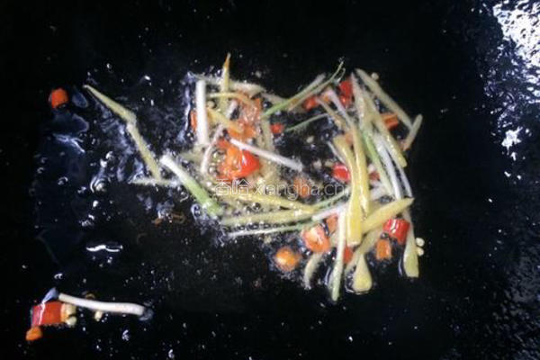 蒜苔炒肉片的做法图解5