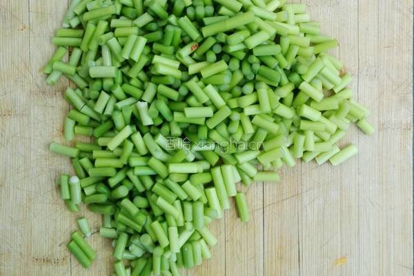 肉沫蒜苔粒～家常菜的做法图解5
