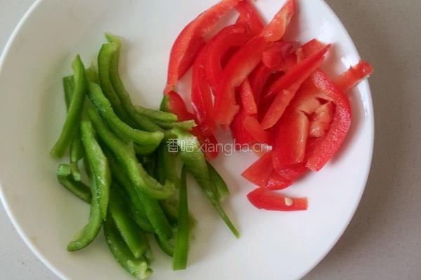 肉丝炒饼的做法图解4