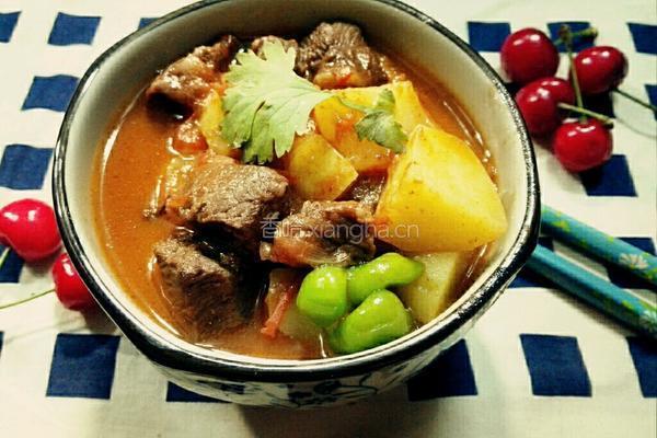 土豆烧牛腩的做法图解11