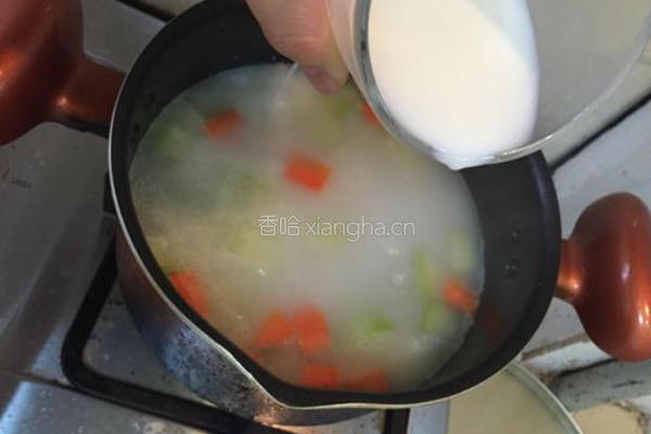 奶汤冬瓜炖排骨的做法图解9