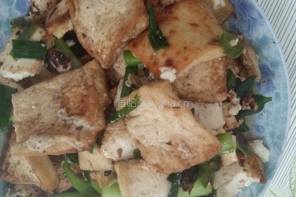 青菜炒豆腐的做法图解7