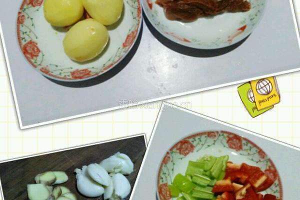 土豆牛肉的做法图解1