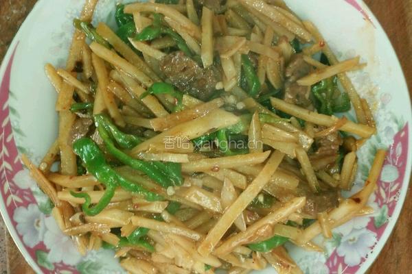 土豆丝炒肉