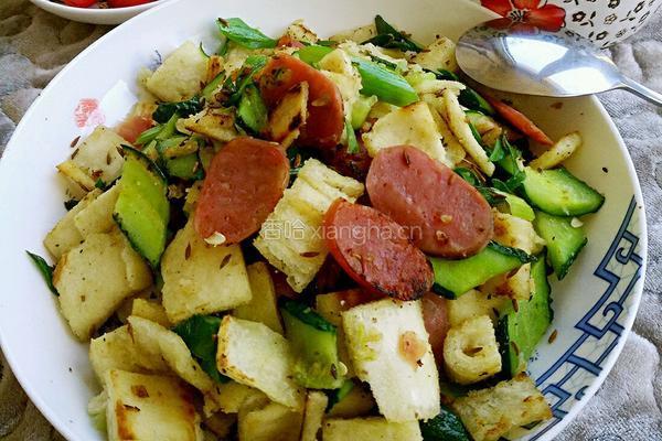 孜然炒馒头的做法图解6