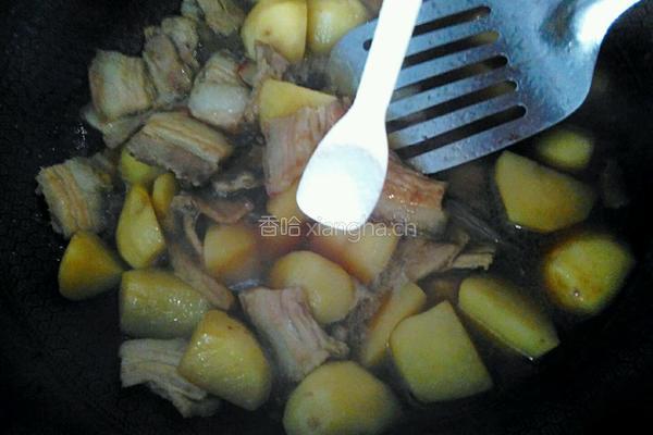 土豆烧肉的做法图解11