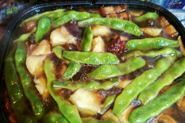 土豆炖五花肉豆角的做法图解8