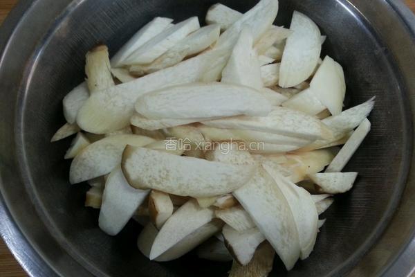 肉丝杏鲍菇的做法图解1