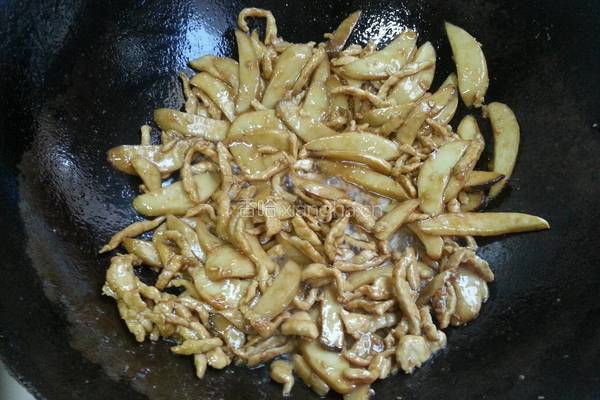 肉丝杏鲍菇的做法图解7