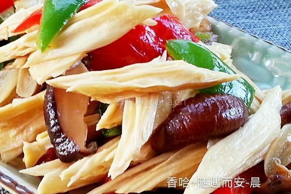 炝锅腐竹的做法图解15