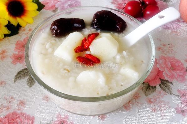 山药薏米粥的做法图解7