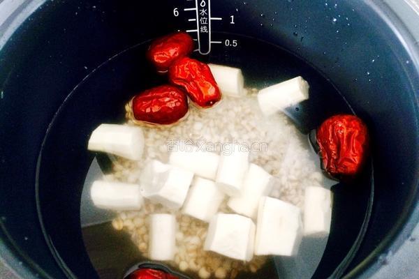 山药薏米粥的做法图解4