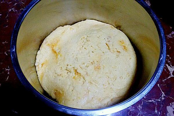 奶香红糖豆沙玉米发糕的做法图解6