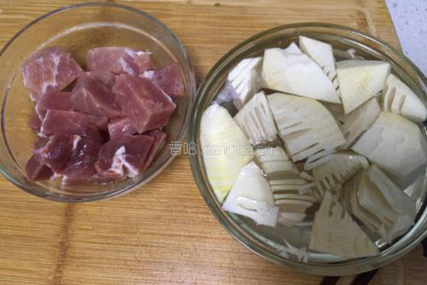 竹笋红烧肉的做法图解3