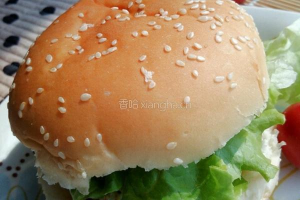 奥尔良鸡腿堡的做法图解5