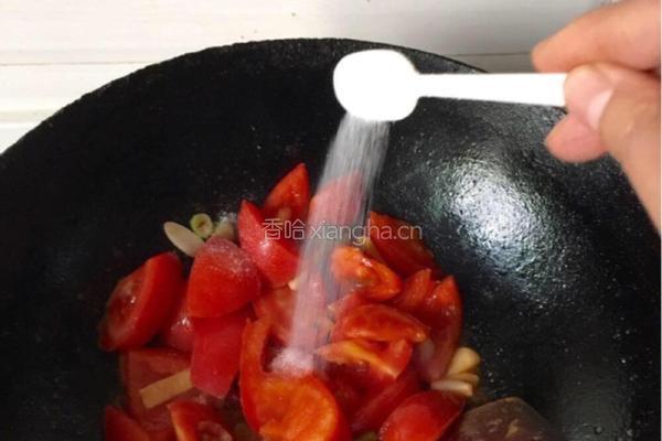 家常蕃茄鸡蛋炖豆腐的做法图解4