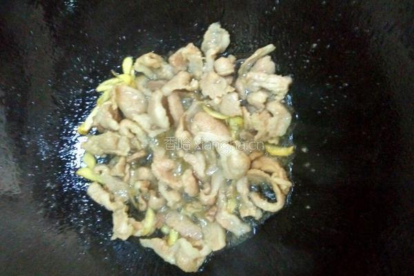 荷兰豆炒肉丝的做法图解3