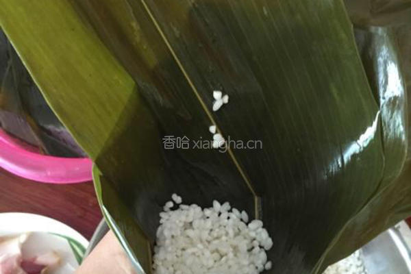 咸肉粽的做法图解4