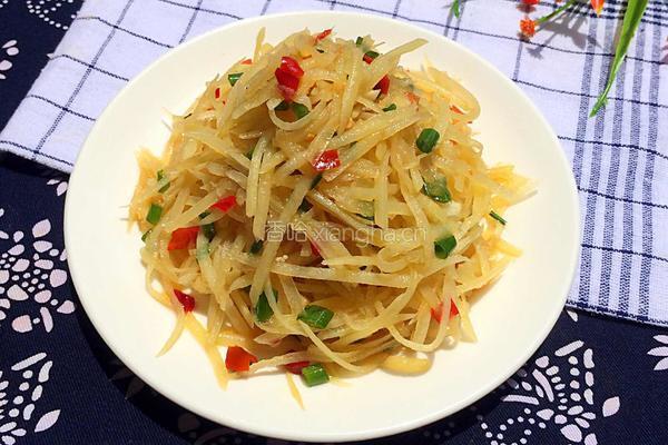 炝拌酸辣土豆丝的做法图解9
