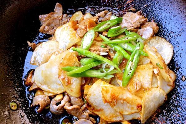 过油肉土豆片的做法图解12