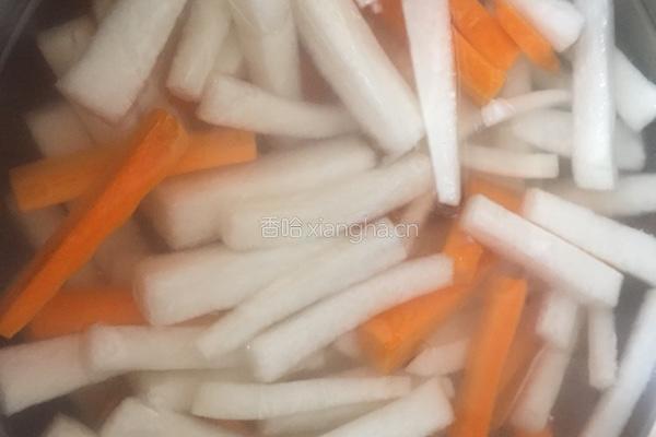 糖醋腌萝卜条的做法图解4