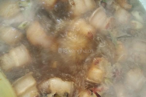 豆角红烧肉的做法图解5