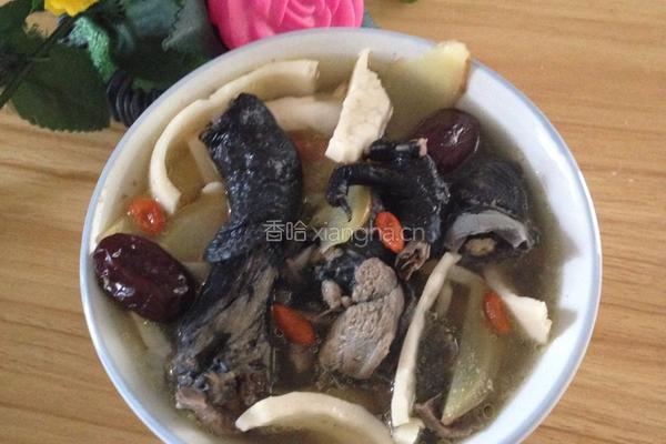 椰子炖乌鸡汤的做法图解9