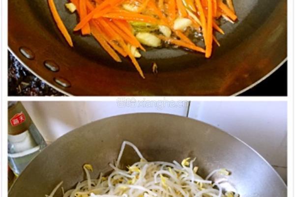 炒豆芽的做法图解5
