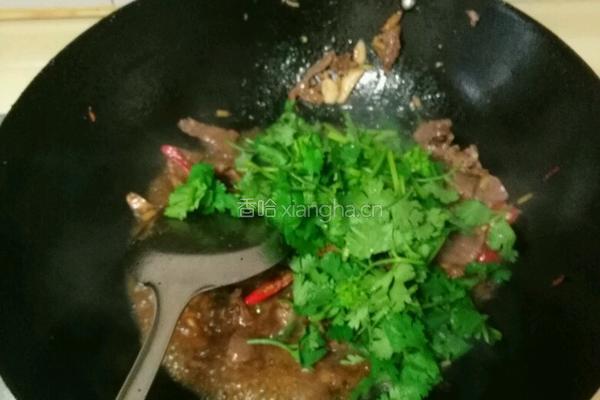 小炒黄牛肉的做法图解5