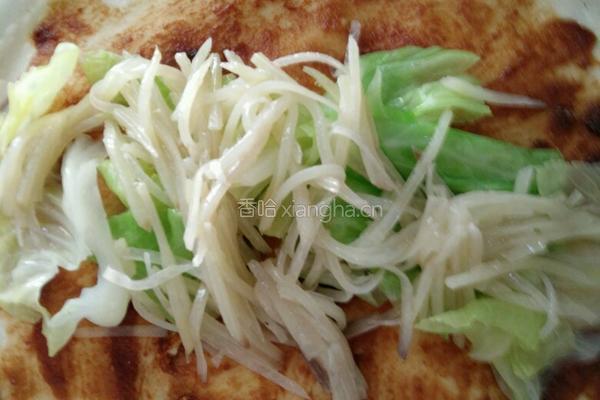 鸡蛋卷菜饼的做法图解9