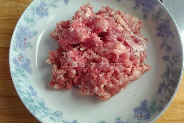 蒸肉丸的做法图解1