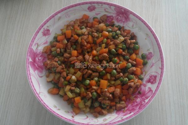 豌豆炒肉丁
