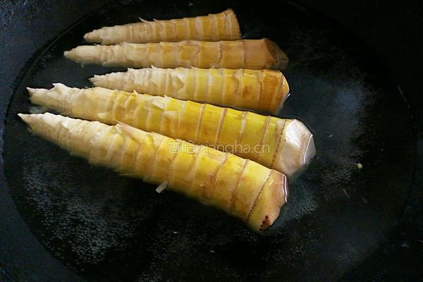 竹笋炒肉片的做法图解4