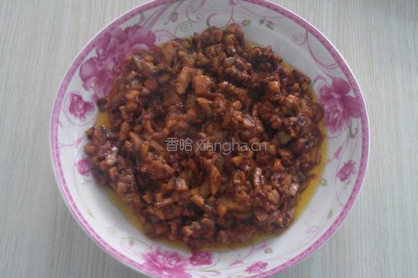 香菇肉酱的做法图解5