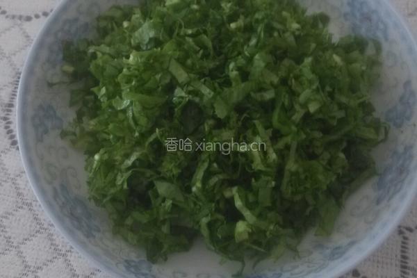 苦菊炒鸡蛋的做法图解2