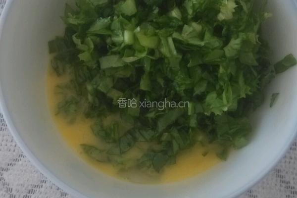 苦菊炒鸡蛋的做法图解4