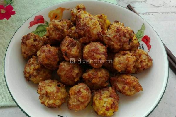 炸肉丸子的做法图解10