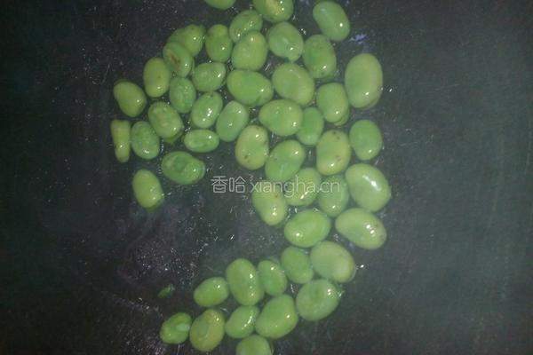 小葱炒蚕豆的做法图解4