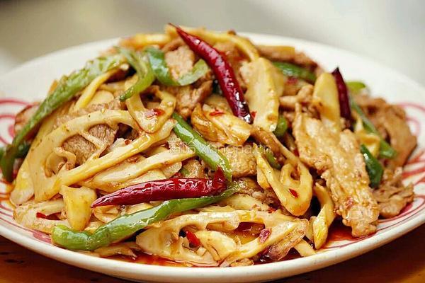 竹笋炒肉片的做法图解13