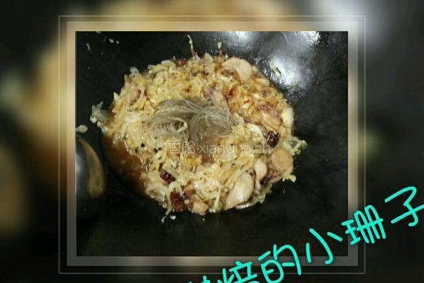 酸菜炒粉条的做法图解8