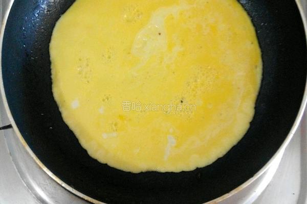 圆白菜炒饼的做法图解3