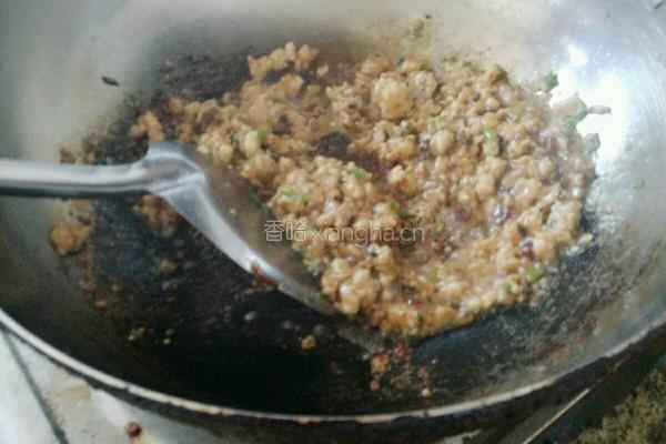 酱爆肉末茄子的做法图解3