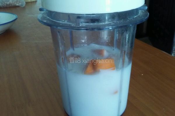 芒果牛奶冰沙的做法图解2