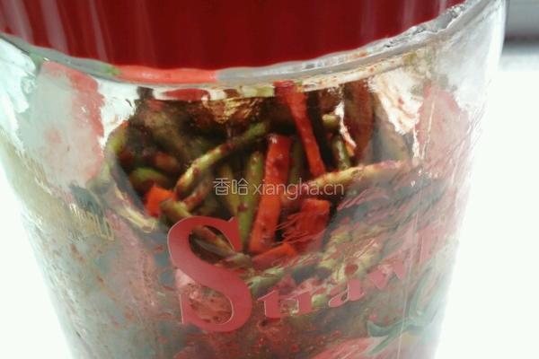 腌蒜苔的做法图解13