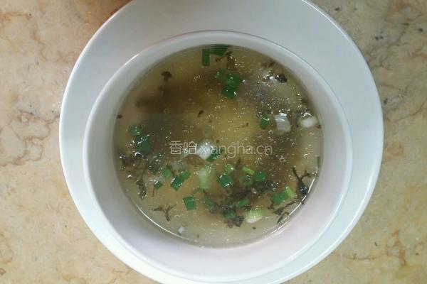 酸菜粉丝汤的做法图解4