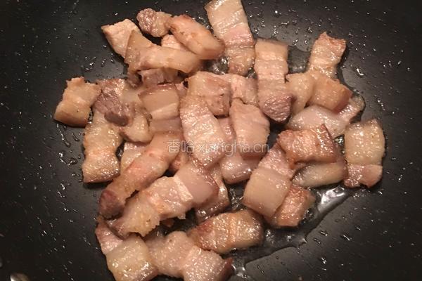凉瓜炒五花肉的做法图解1