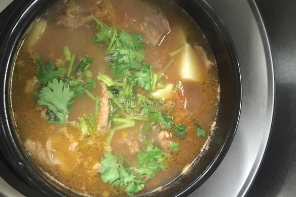 西红柿土豆牛肉汤的做法图解8