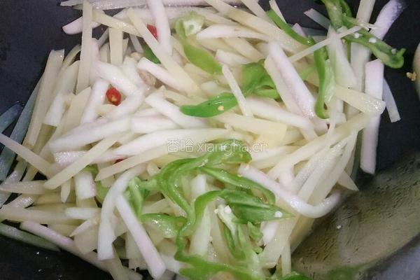 土豆西瓜条的做法图解4