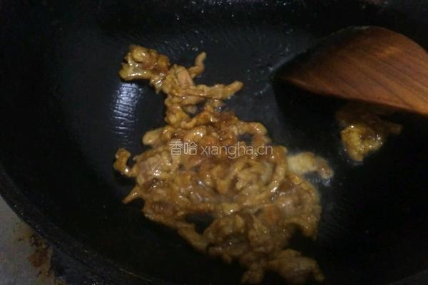 土豆丝炒肉的做法图解5