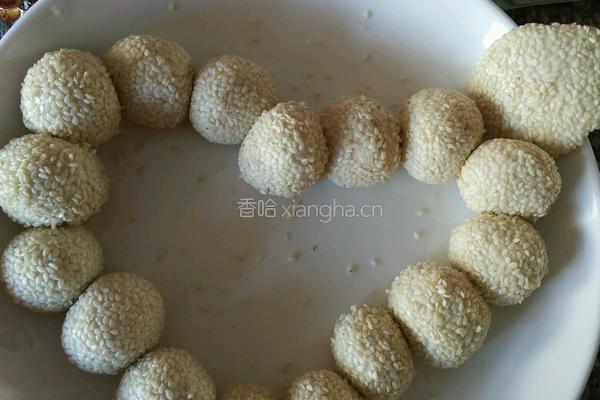 芝麻球的做法图解3
